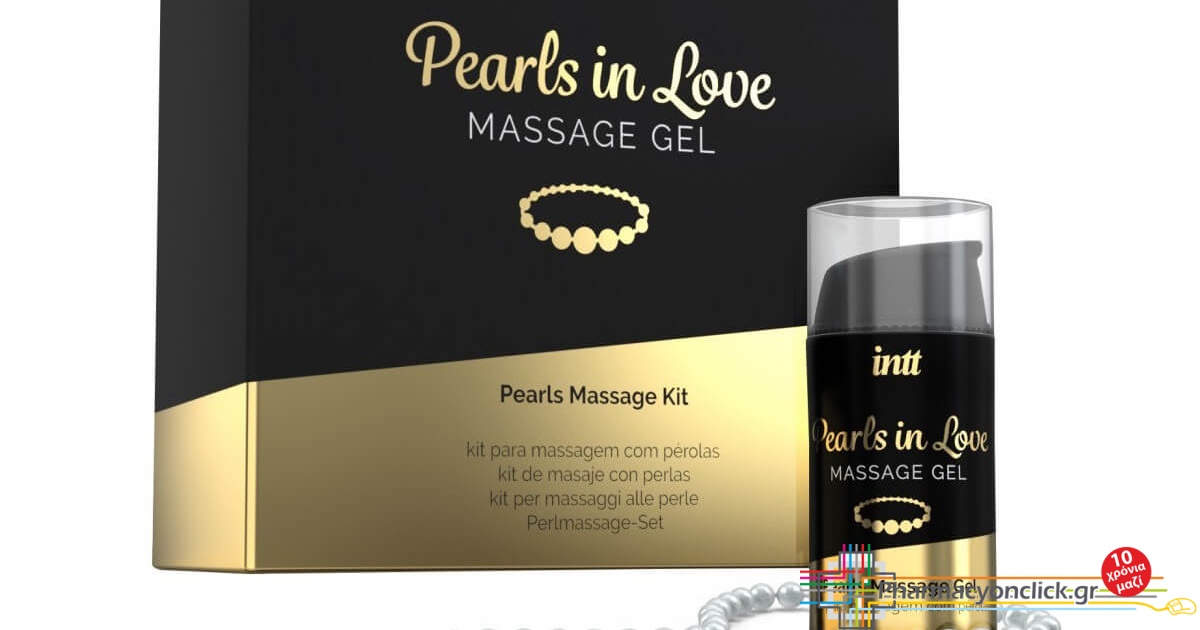 Intt Pearls In Love Massage Gel Kit Τζελ για Μασάζ 15ml And Κολιέ με